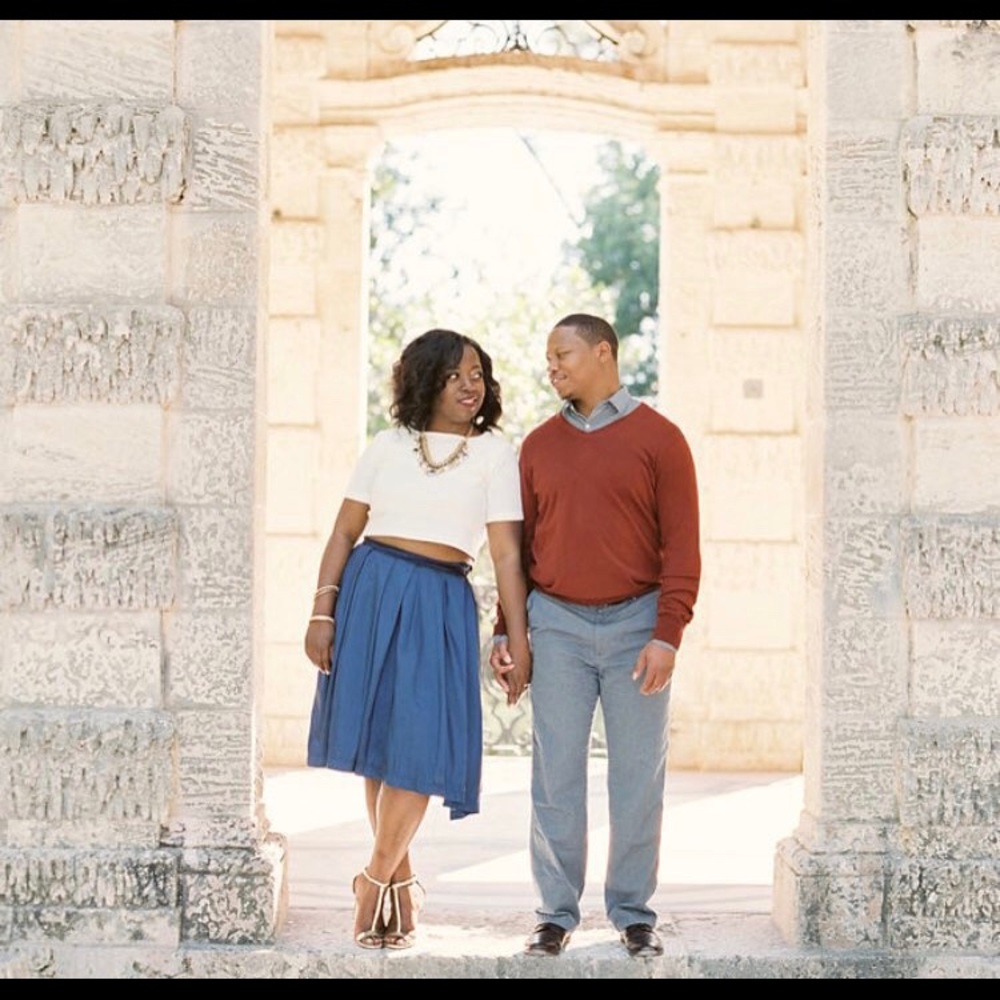 Custom Navy Taffeta A Line Midi Skirt